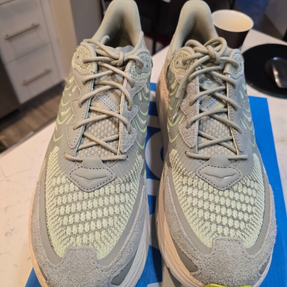 Hoka One One Men Clifton LS Barley Oat Milk 1141550-BYT Running Casual Shoes 12 - Picture 4 of 12